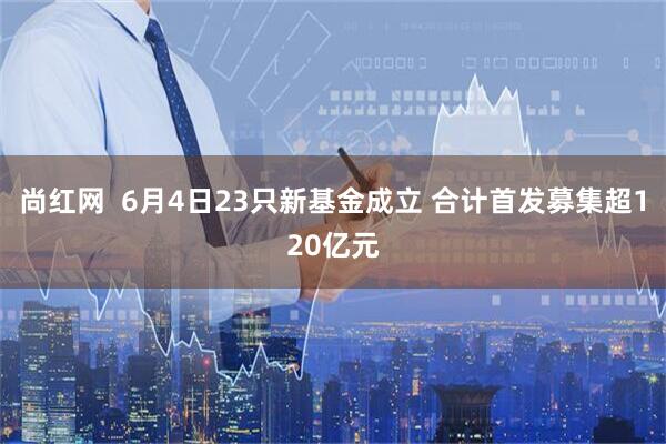 尚红网  6月4日23只新基金成立 合计首发募集超120亿元